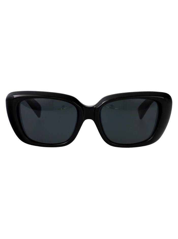 Sl 857 Black-black-black Acetate Sunglasses