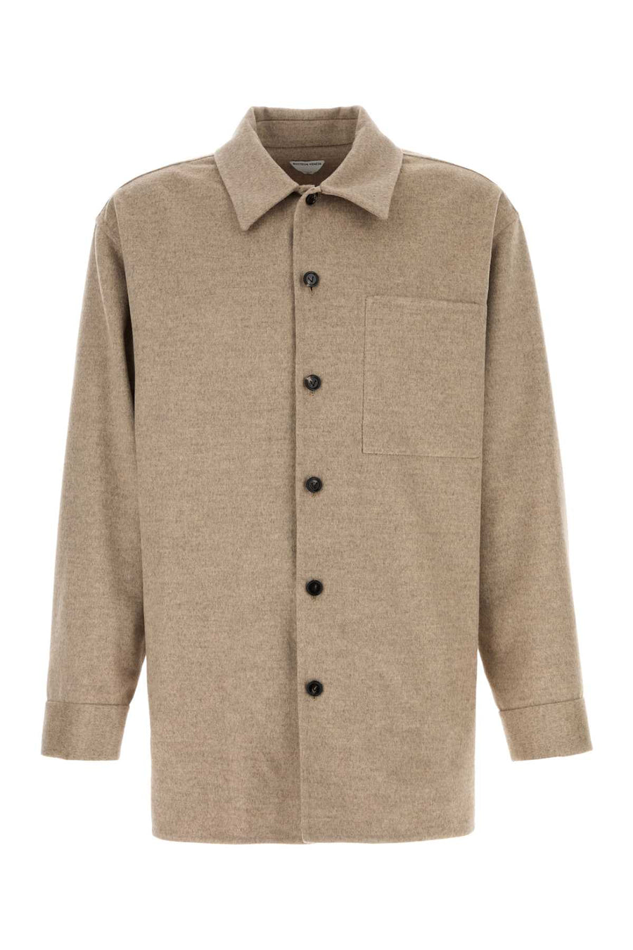 Bottega Veneta 80% Wool 20% Cashmere overshirt in beige