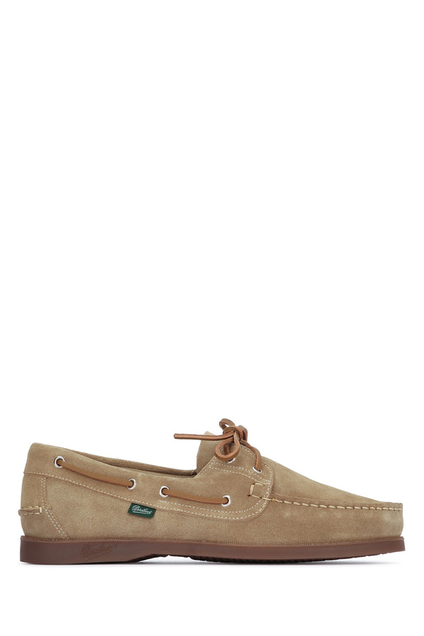 Paraboot Calf leather / Rubber moccasin in beige