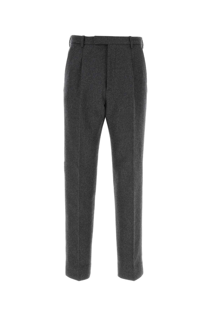 Dark Grey Wool Blend Pant Exterior: Cashmere Pantaloni