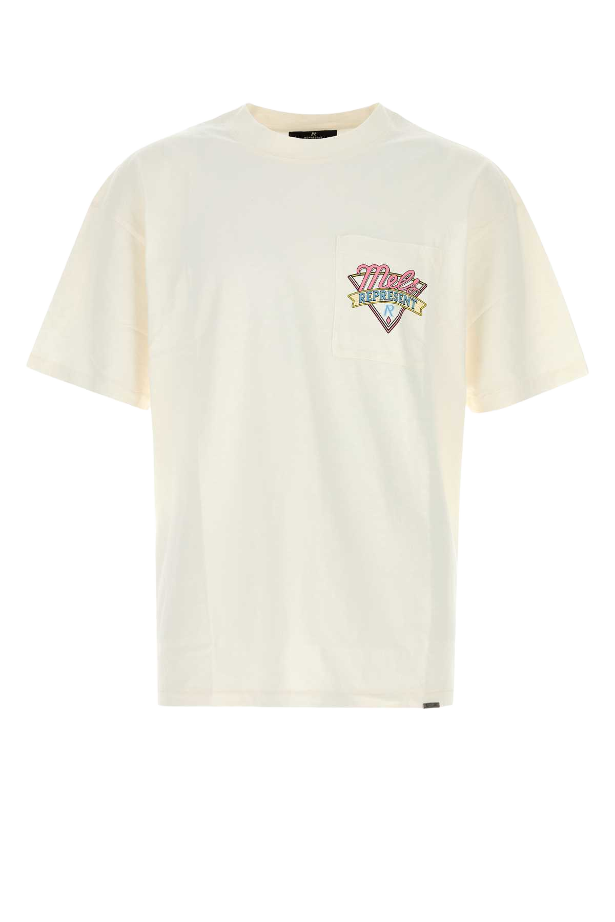 Ivory Cotton Oversize T-Shirt Flatwhite Exterior