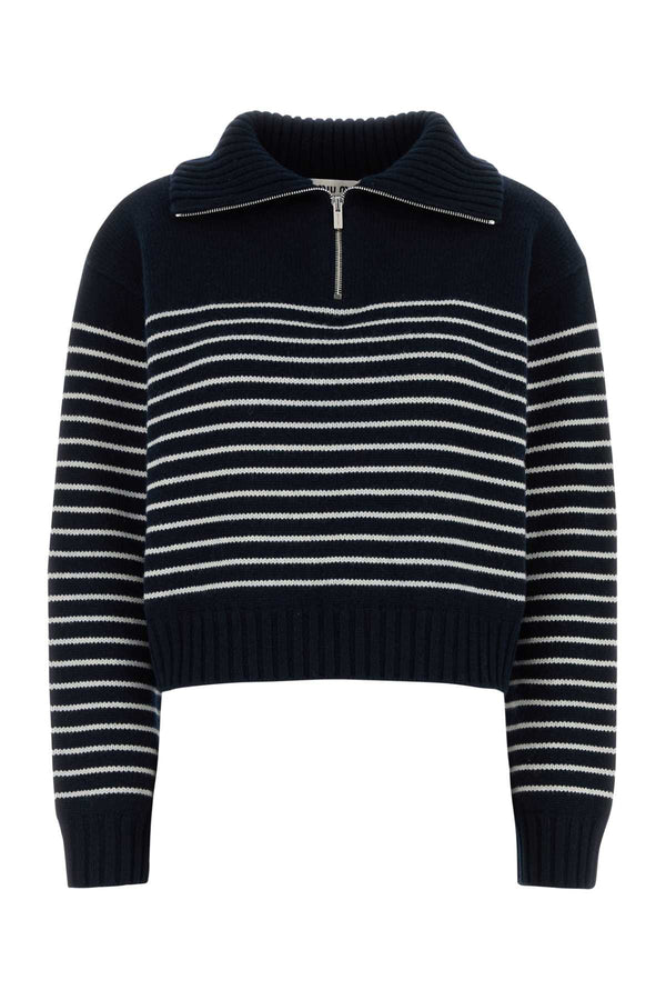 Miu Miu 100% Wool sweater in navy