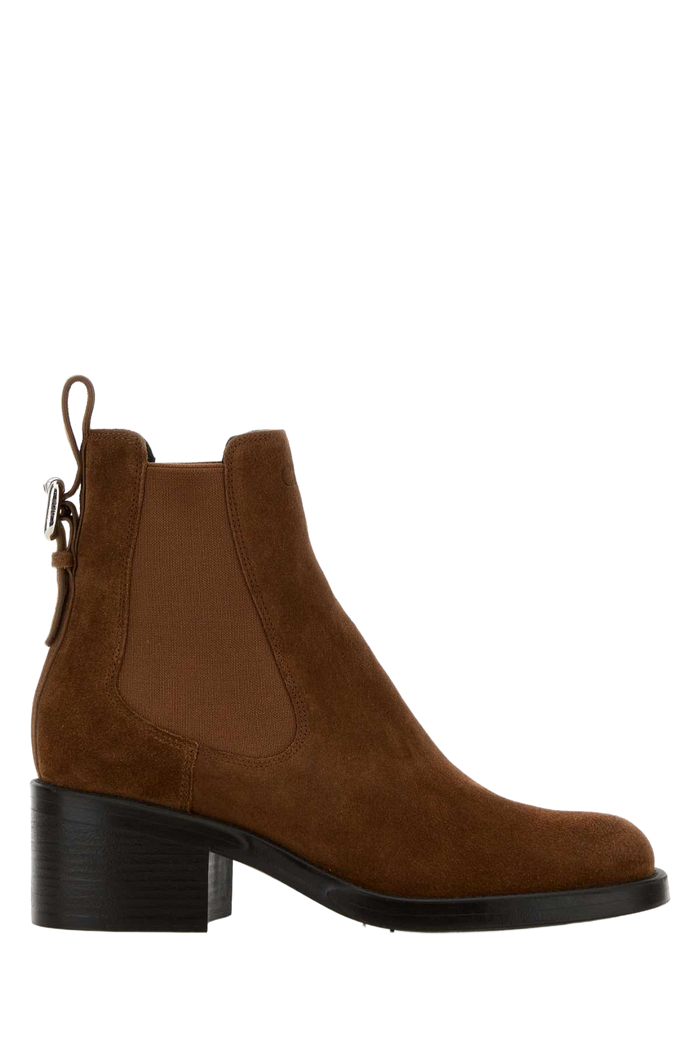 Caramel Suede Dakota Ankle Boots Purebrown Stivali