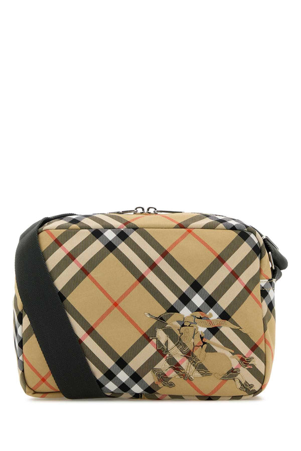 Burberry Essential 92% polyester crossbody bag in beige