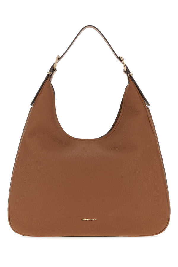 Michael By Michael Kors Hobo Exterior: 100% Leather shoulder bag in brown