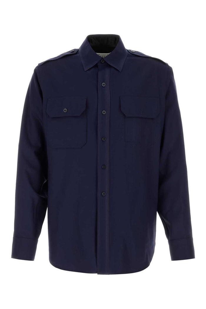 S50dt0059m35524 470 Navy Exterior: Wool Camicie