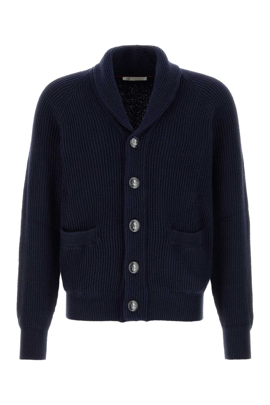 Brunello Cucinelli 100% Cotton cardigan in navy