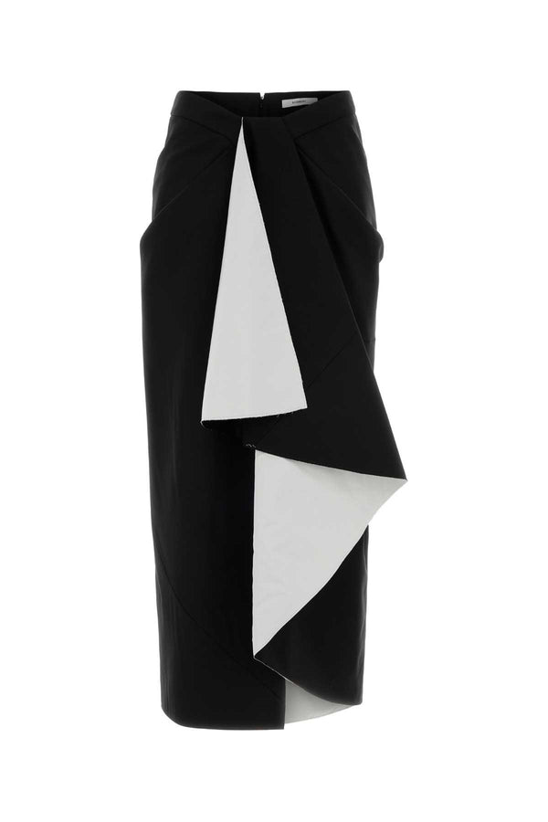 Givenchy Skirt Exterior: 83% Wool 27% Mohair; Lining: 100% Cotton skirt in black