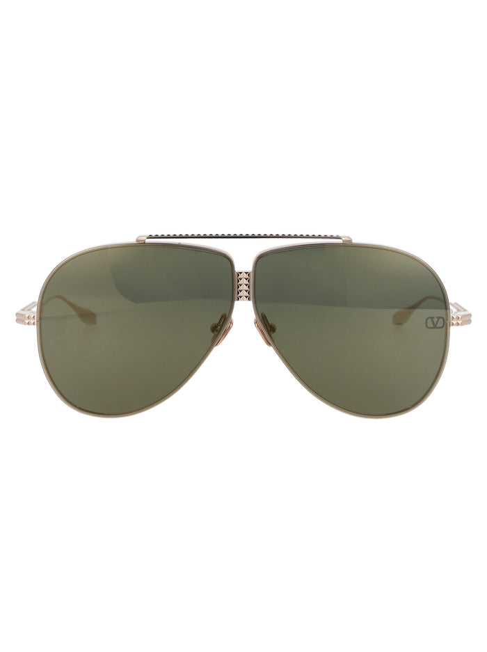 Xvi White Gold W/ G-15 Flash Mirror Titanium Sunglasses