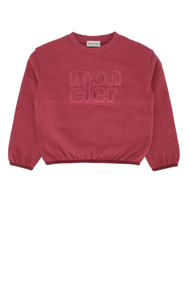 Moncler Jr Cotton sweatshirt in red
