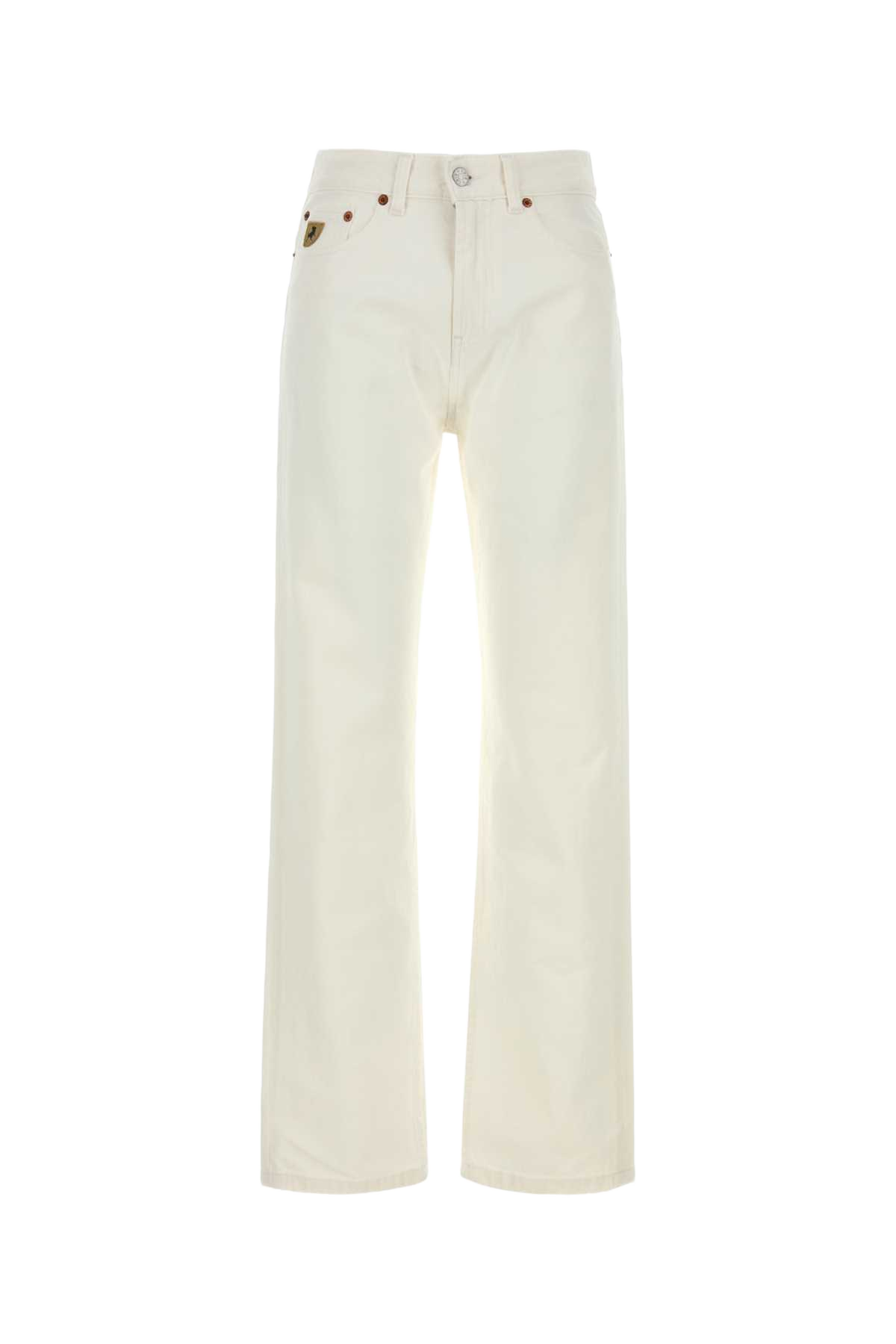 White Denim New Dana Jeans Exterior: Cotton