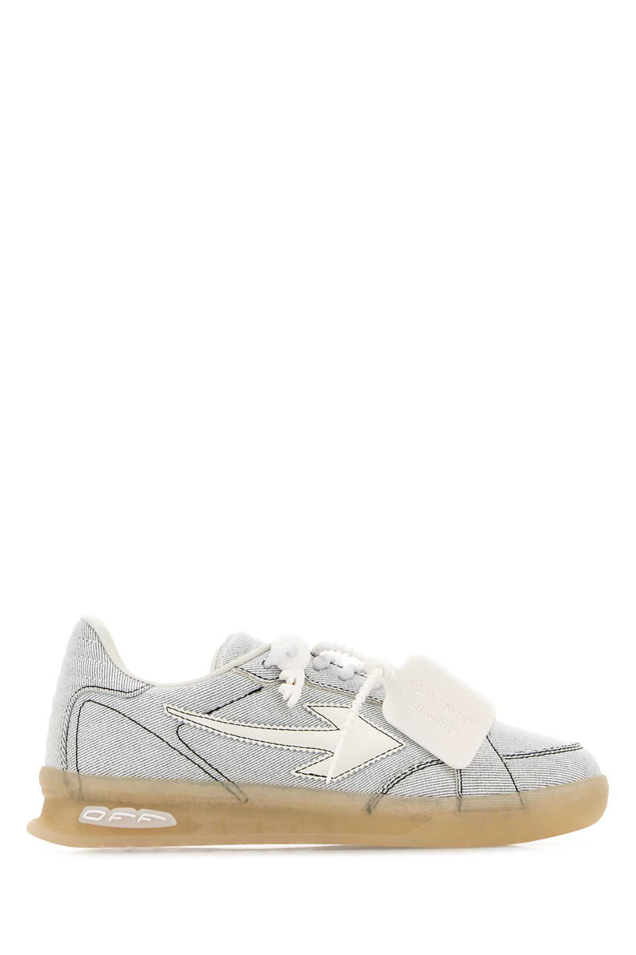 Off-White Exterior: 100% Fabric sneaker in white