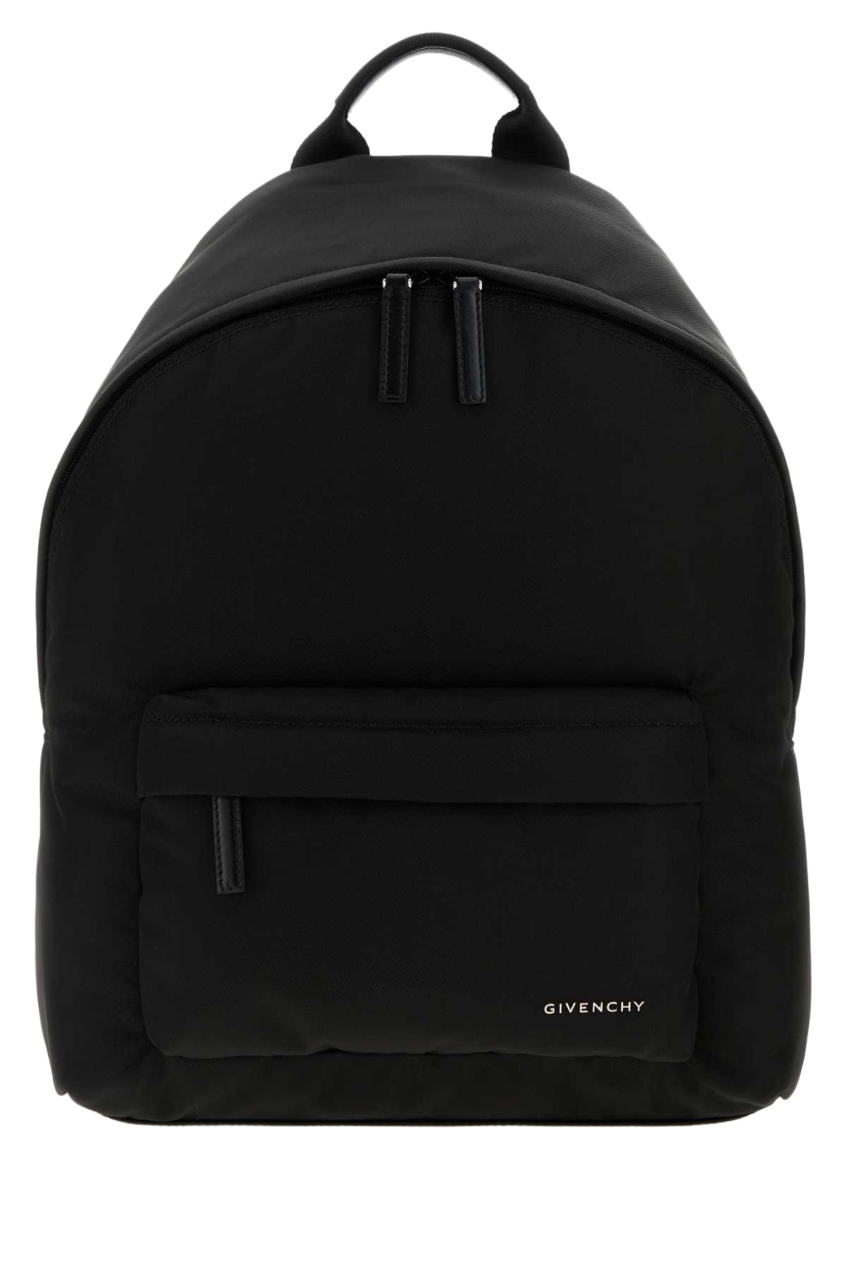 Blak Canvas Backpack Black Zaini