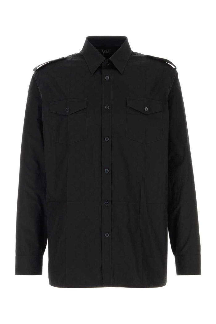 Black Exterior: Cotton Camicie