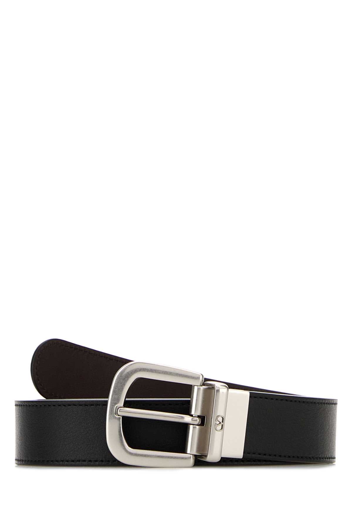 8y2t0su6xug D8s Nerooakbrown Calf Leather - Bos Taurus Cinture