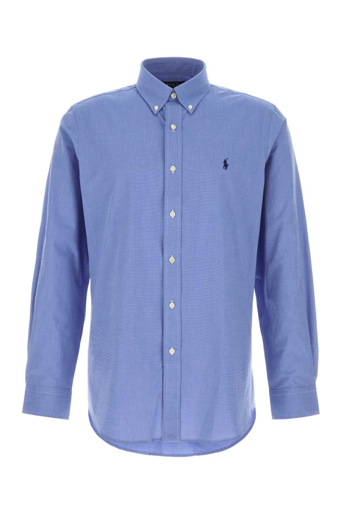 2865blueendonend Exterior: Cotton Elastane Camicie