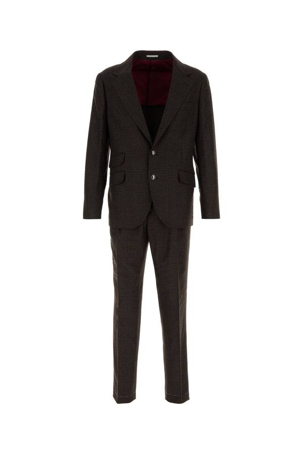 Brunello Cucinelli 100% Cotton pant suit in brown