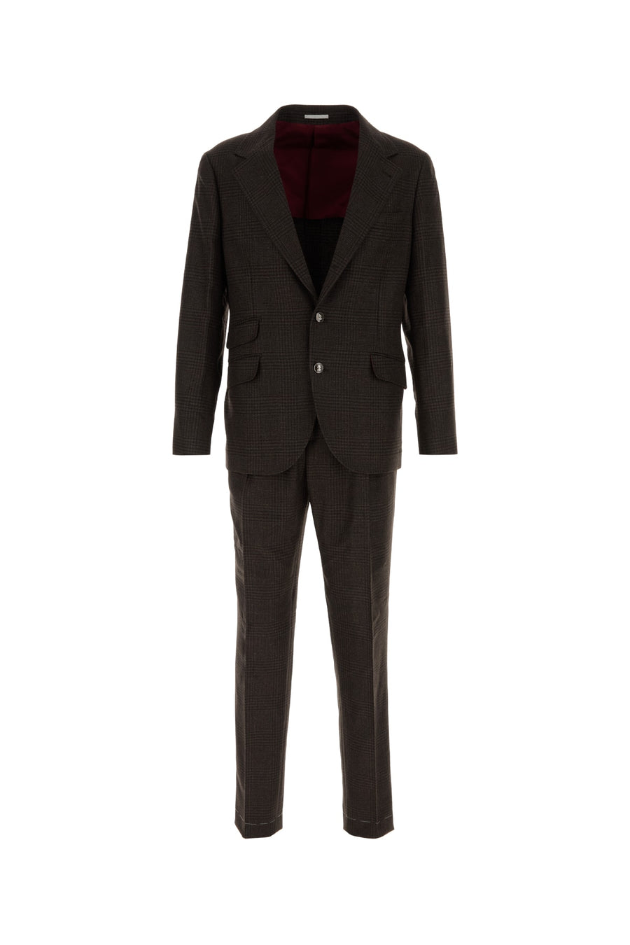 Brunello Cucinelli 100% Cotton pant suit in brown
