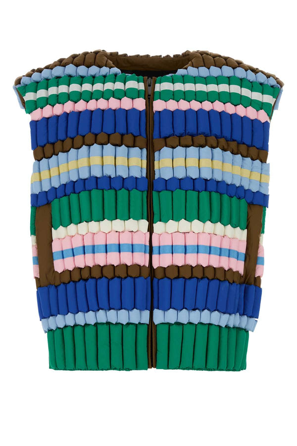 Raxxy Exterior: 100% Nylon vest in multicolor