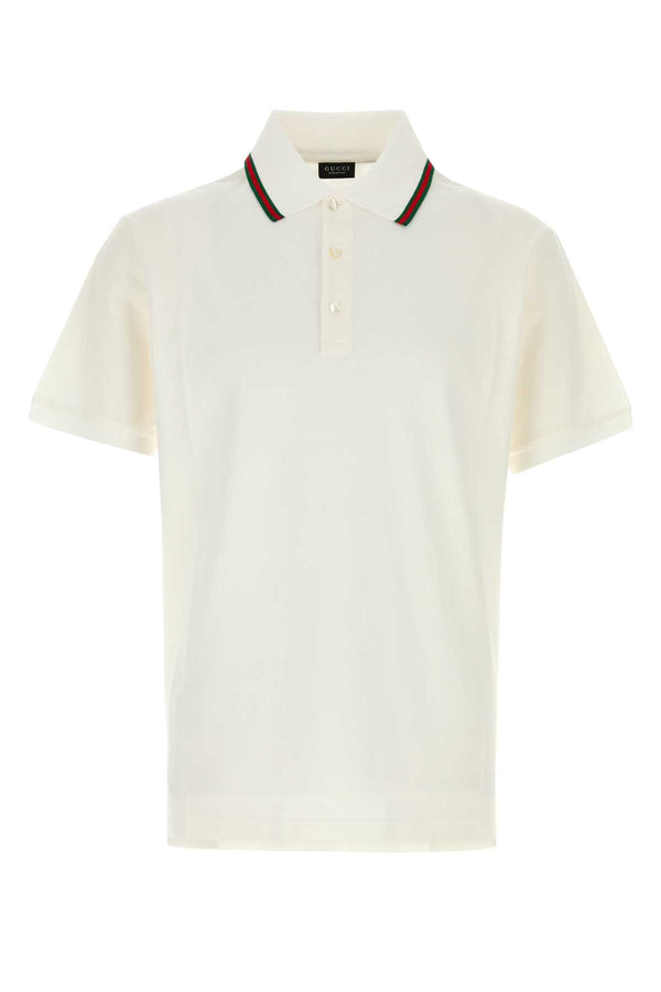 Gucci Cotton polo in white