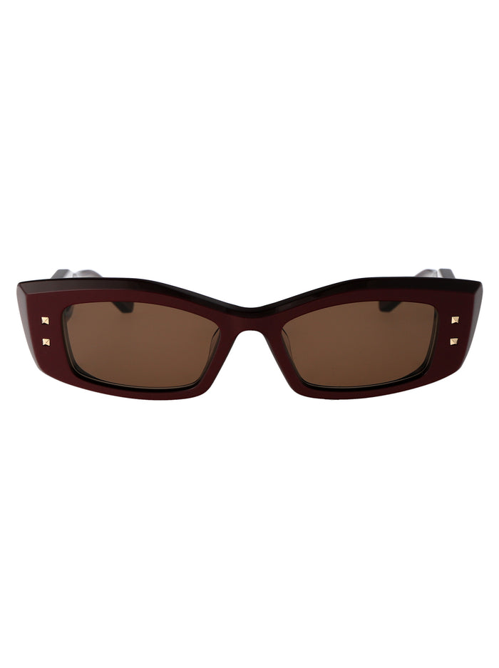 V - Quattro 109b Bdx Gld Acetate Sunglasses