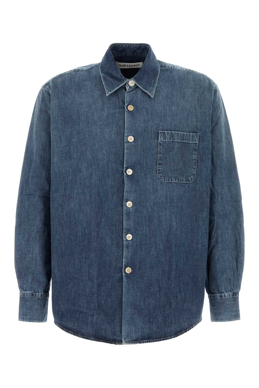Our Legacy Shirt 100% Cotton shirt in blue