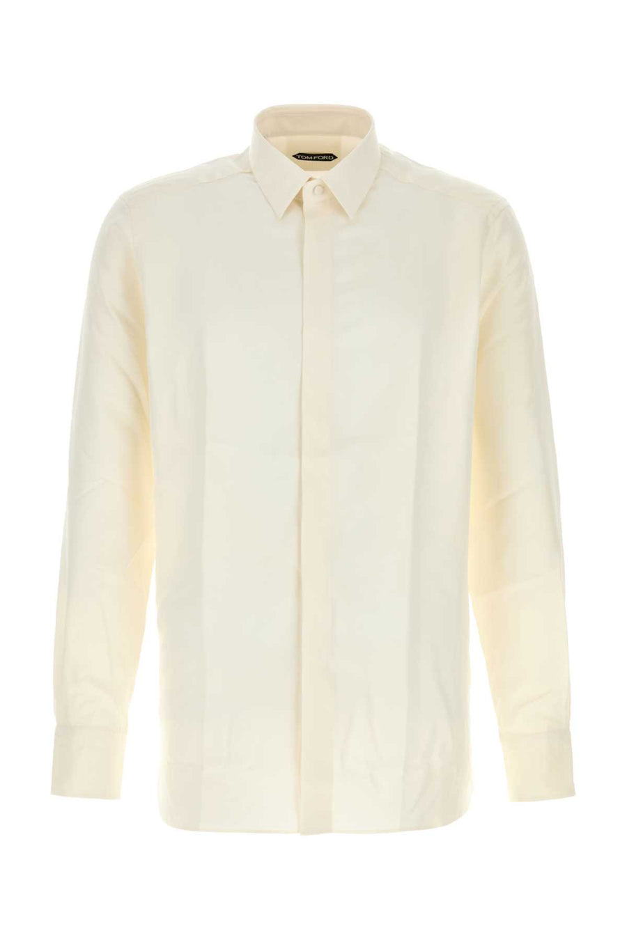 Tom Ford Fluid 100% Silk shirt in ivory