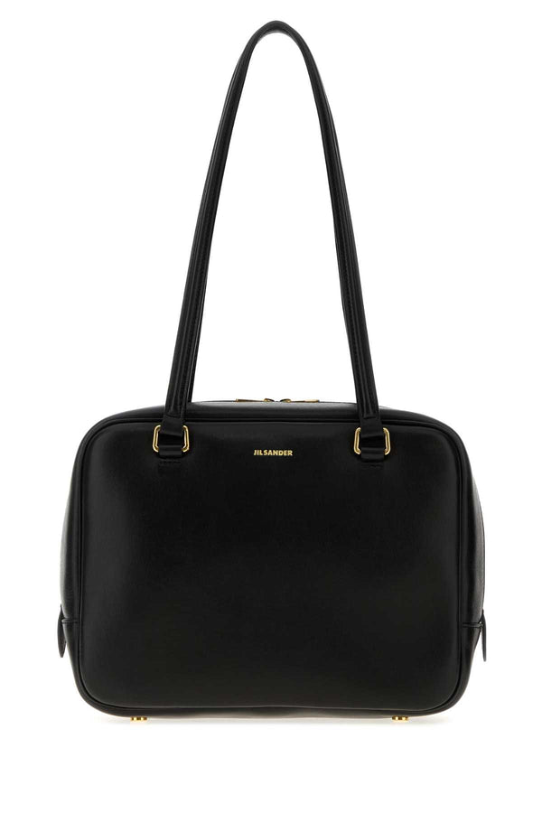 Black Nappa Leather Medium Vision Handbag 001 Borse A Tracolla