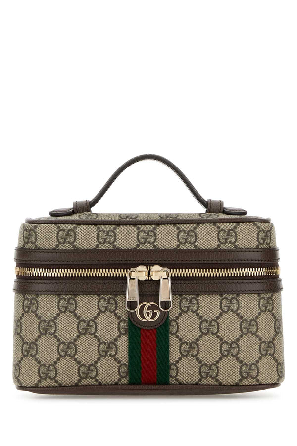 Gucci With 82% polyurethane mini bag in beige