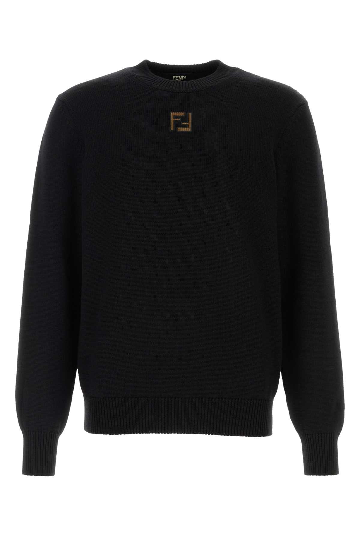 Nero+nocciola Exterior: Virgin Wool Maglieria