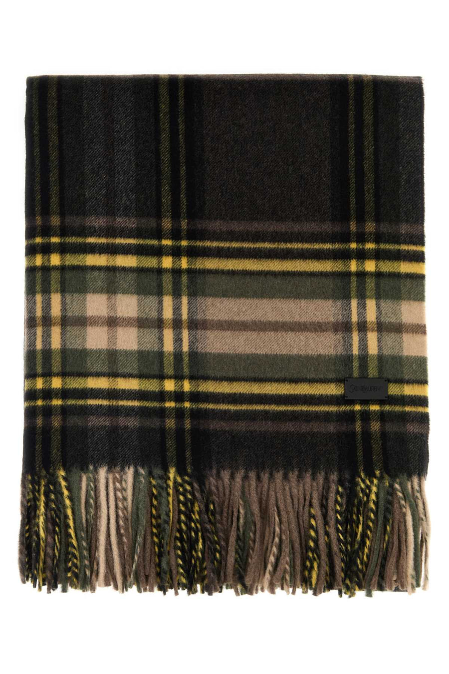 Saint Laurent Etole 73% Cashmere scarf in black