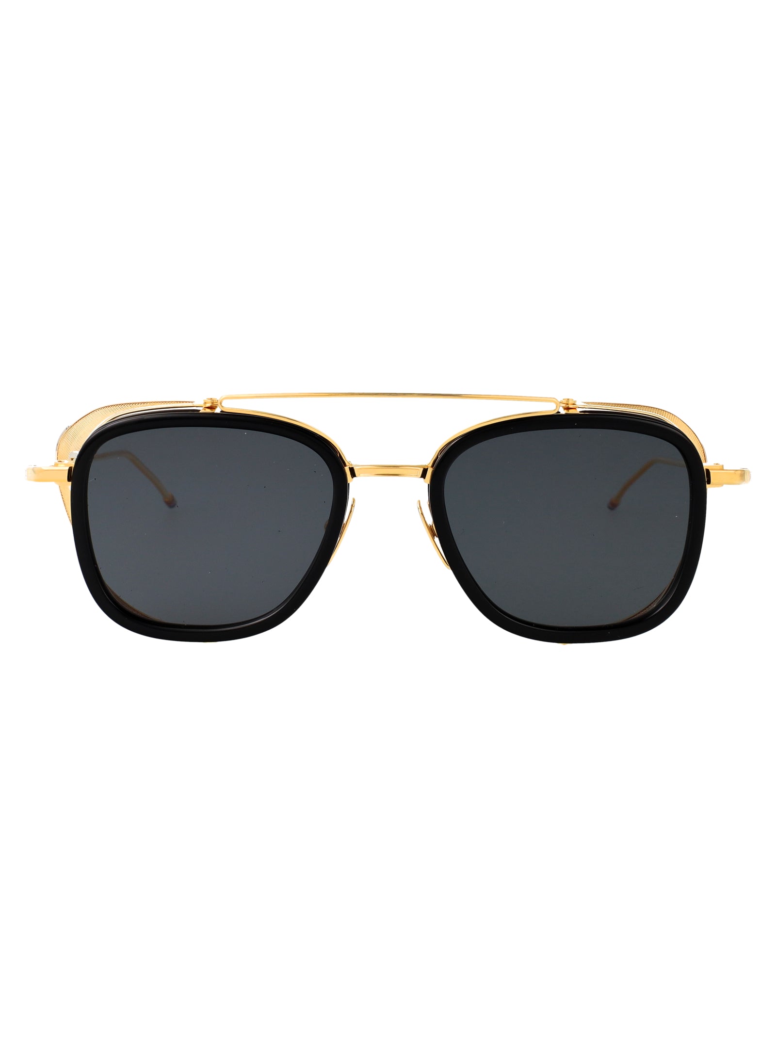 Ues808a-G0003 001 Shiny Black 18k Gold Titanium Acetate + Sunglasses