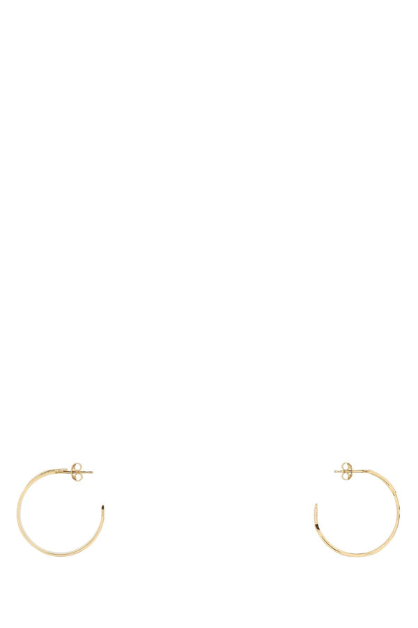 Gold Metal Givenchy Tape Earrings Anticgolden Orecchini