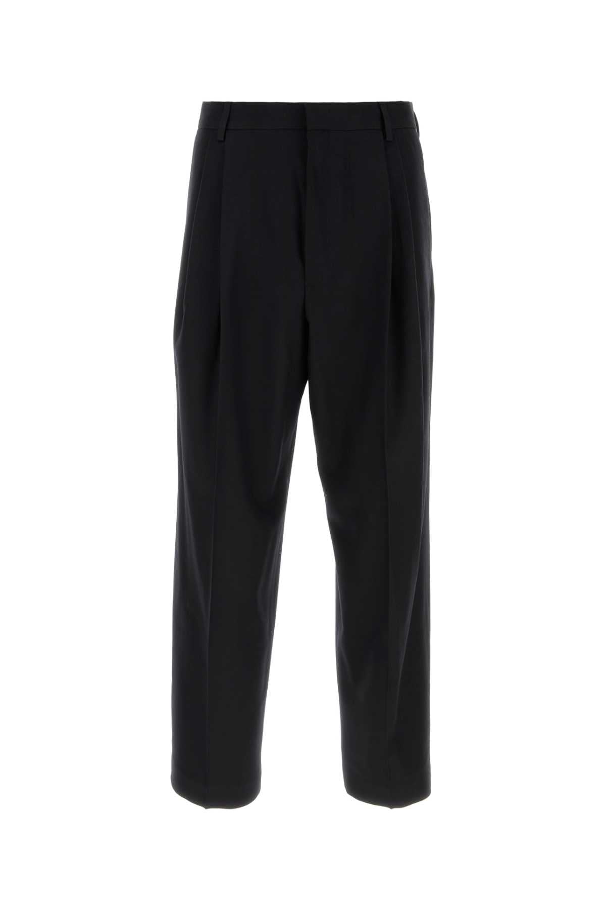 Black Wool Pant Exterior: Pantaloni