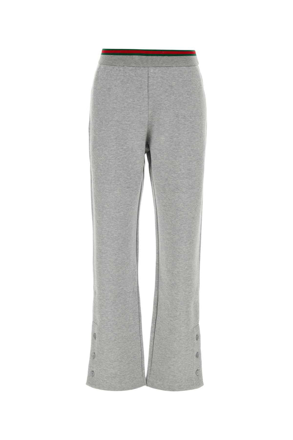Gucci 60% Cotton joggers in gray