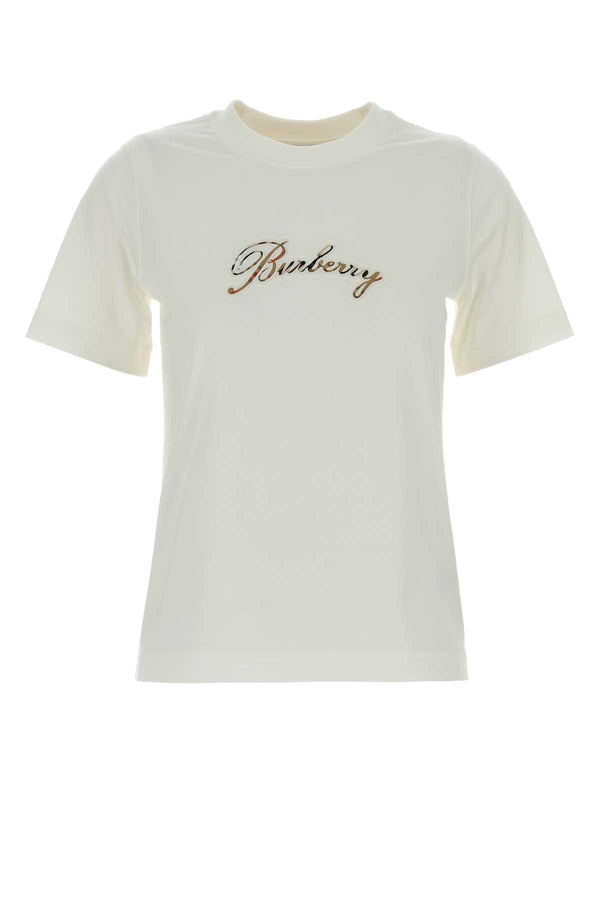 Burberry 100% Cotton t-shirt in white