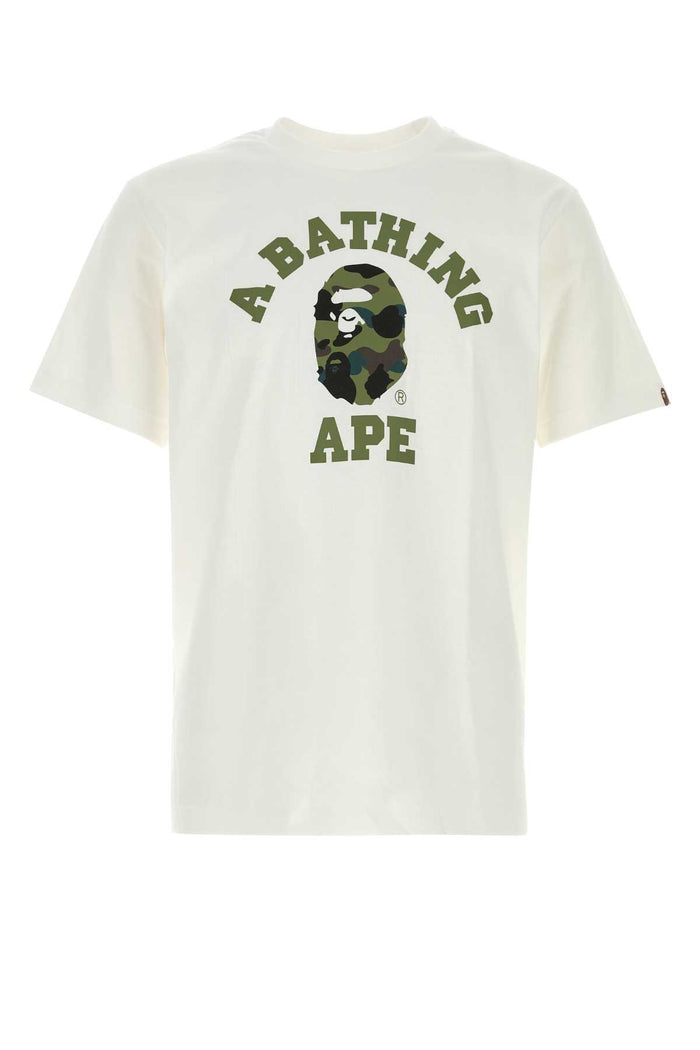 001tem301013m Whxgr Whitexgreen Exterior: Cotton T-shirt