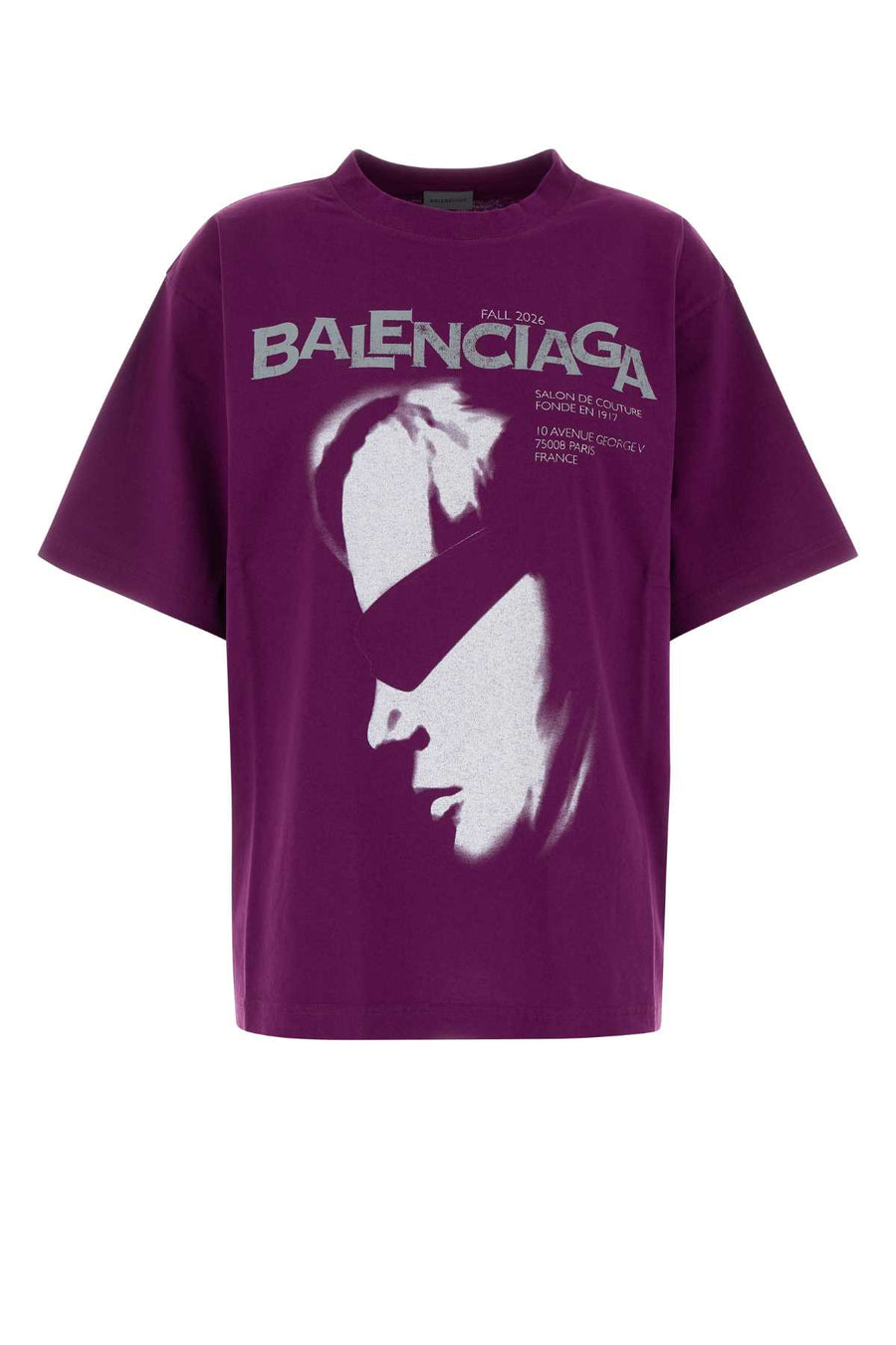 Balenciaga 100% Cotton t-shirt in purple