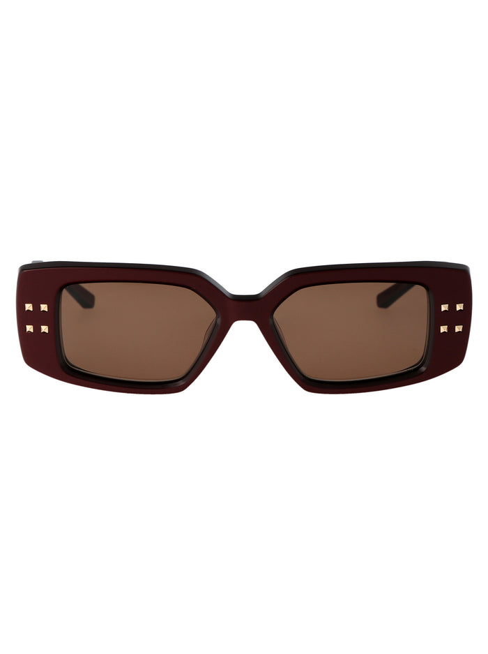 V - Cinque 108b Bdx Gld Acetate Sunglasses