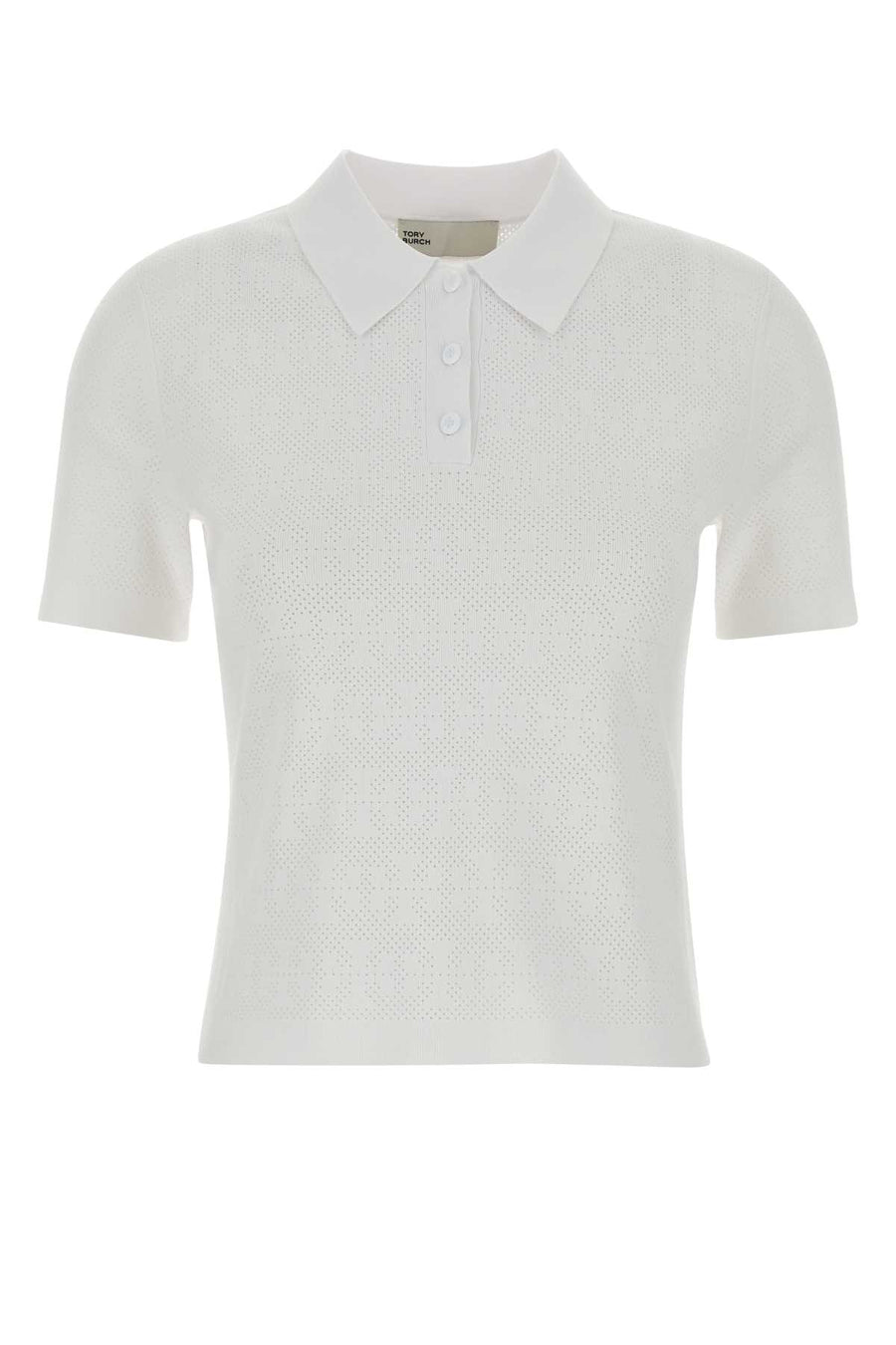 Tory Burch Viscose 56% Viscose polo in white