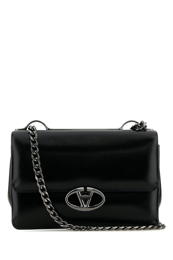 Valentino Garavani Calf leather shoulder bag in black