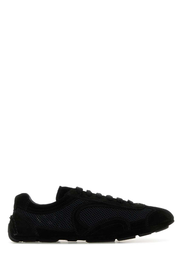 Prada Exterior: 100% Fabric sneaker in black