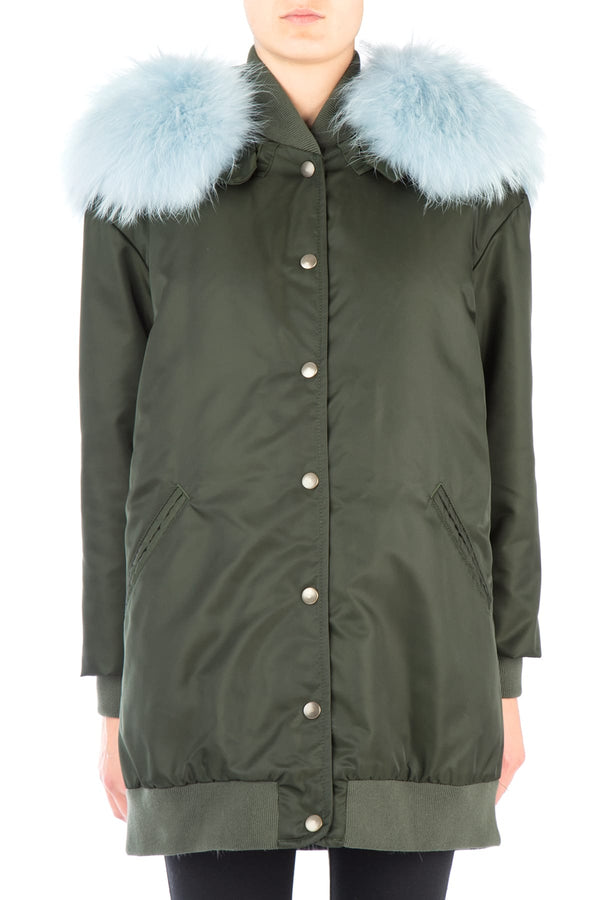 Mr&Mrs Italy Nylon down jacket in green