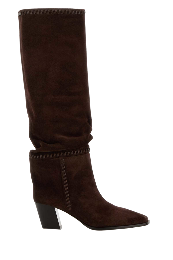 Brown Suede Hart Boots Chocolatechocolate Stivali