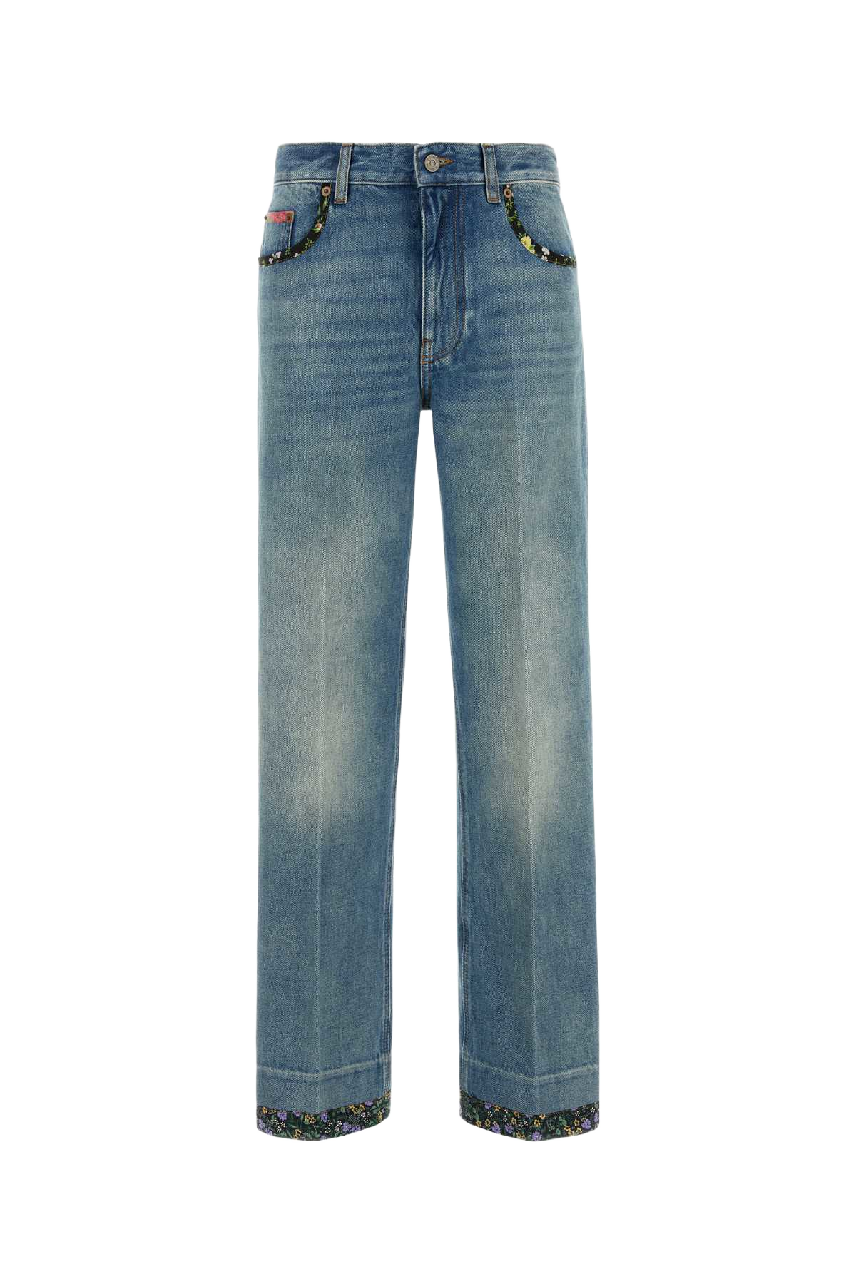 Denim Jeans Mediumbluedenim Exterior: Cotton
