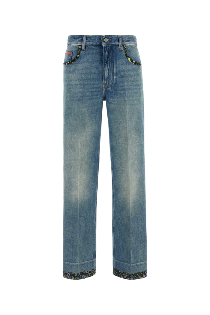Denim Jeans Mediumbluedenim Exterior: Cotton