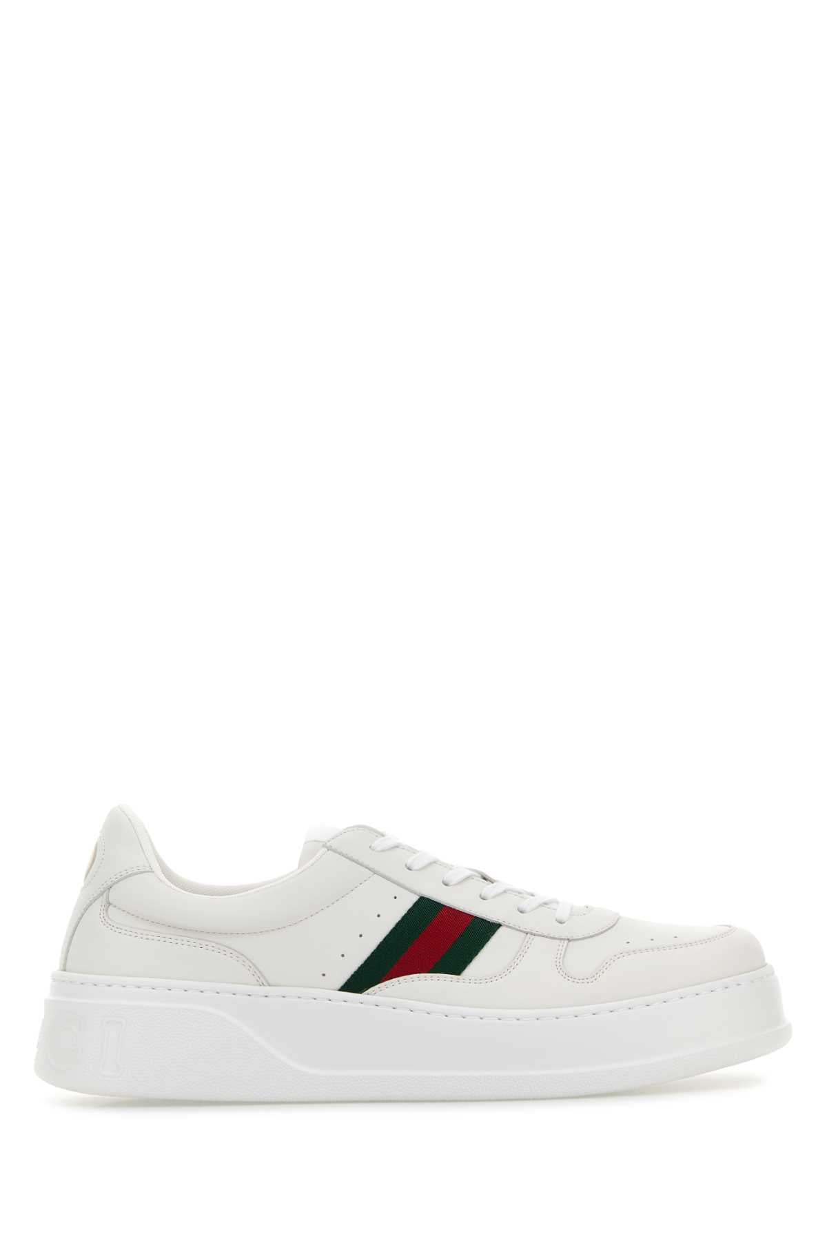 White Calf Skin Sneaker