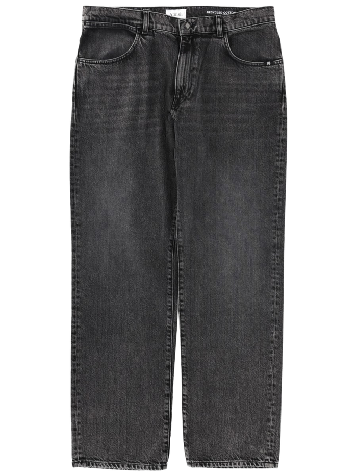 Jeans In Denim Black Cotton