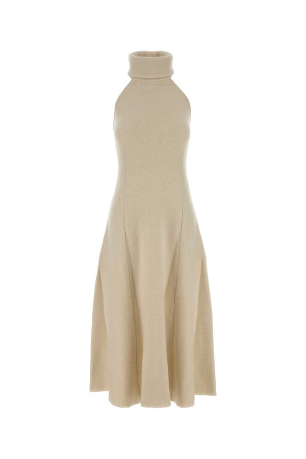 Magda Butrym Knitwear 50% Wool dress in beige