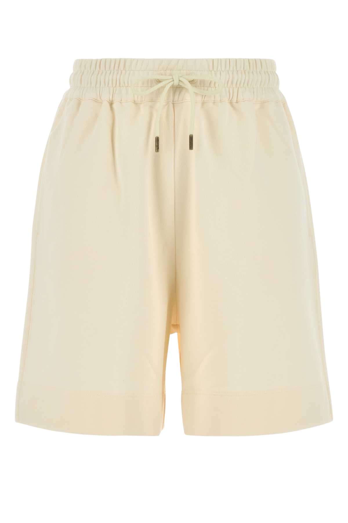 Ivory Cotton Bermuda Shorts 034 Exterior